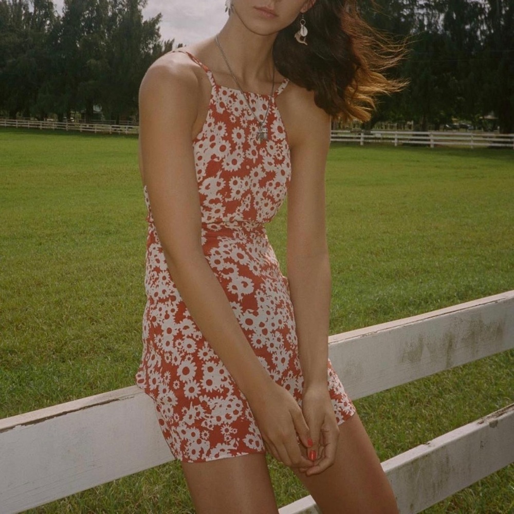 Realisation Par Sunny Mini Dress in Morning Glory size M